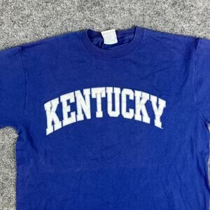 Champion T-Shirt Mens Size L Blue Kentucky Graphic College Athletic Tee